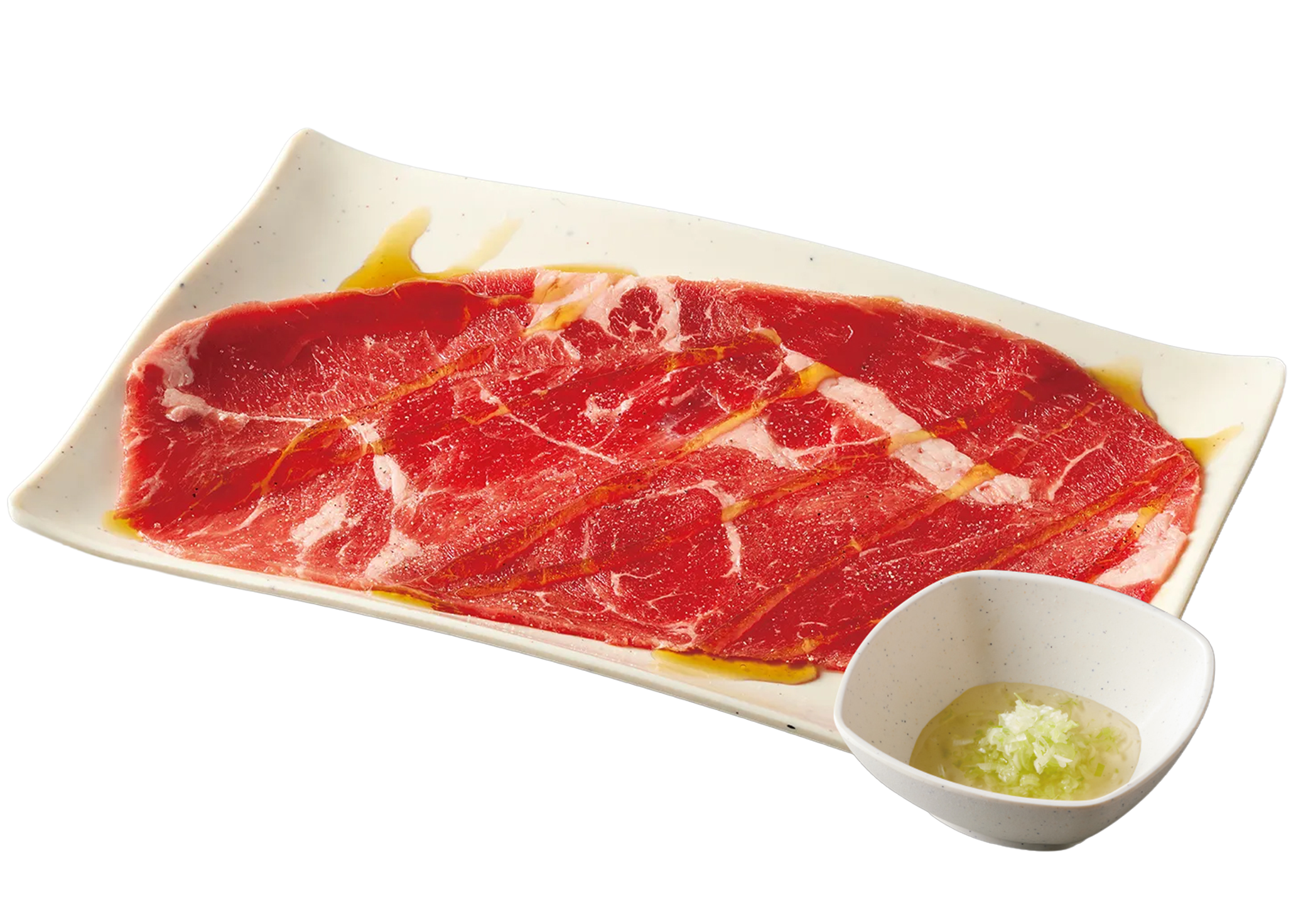 【名物】ドでか!!ロース ねぎ塩ポン酢