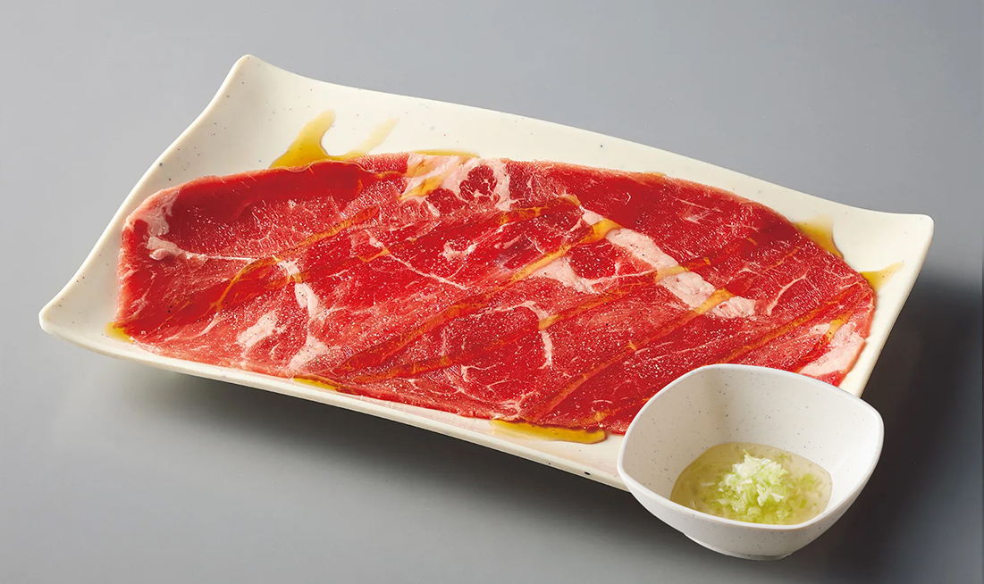 【名物】ドでか!!ロース ねぎ塩ポン酢