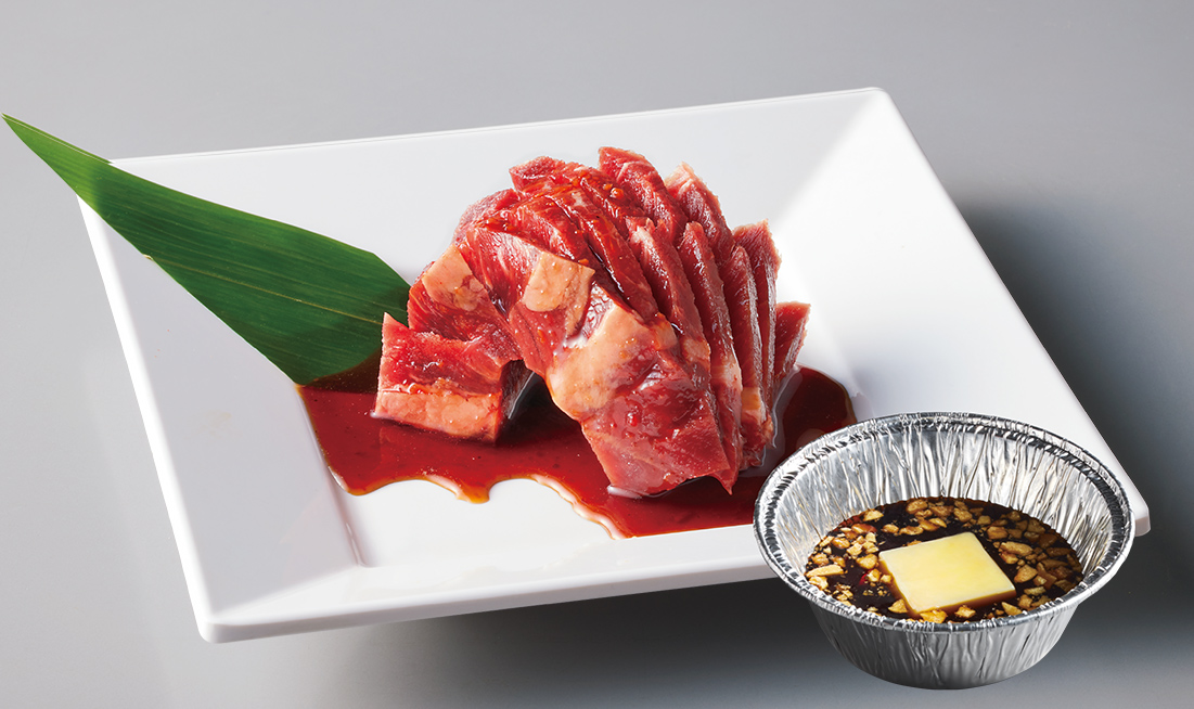 【名物】 超極厚ハラミ  ～ガリバタ醤油～