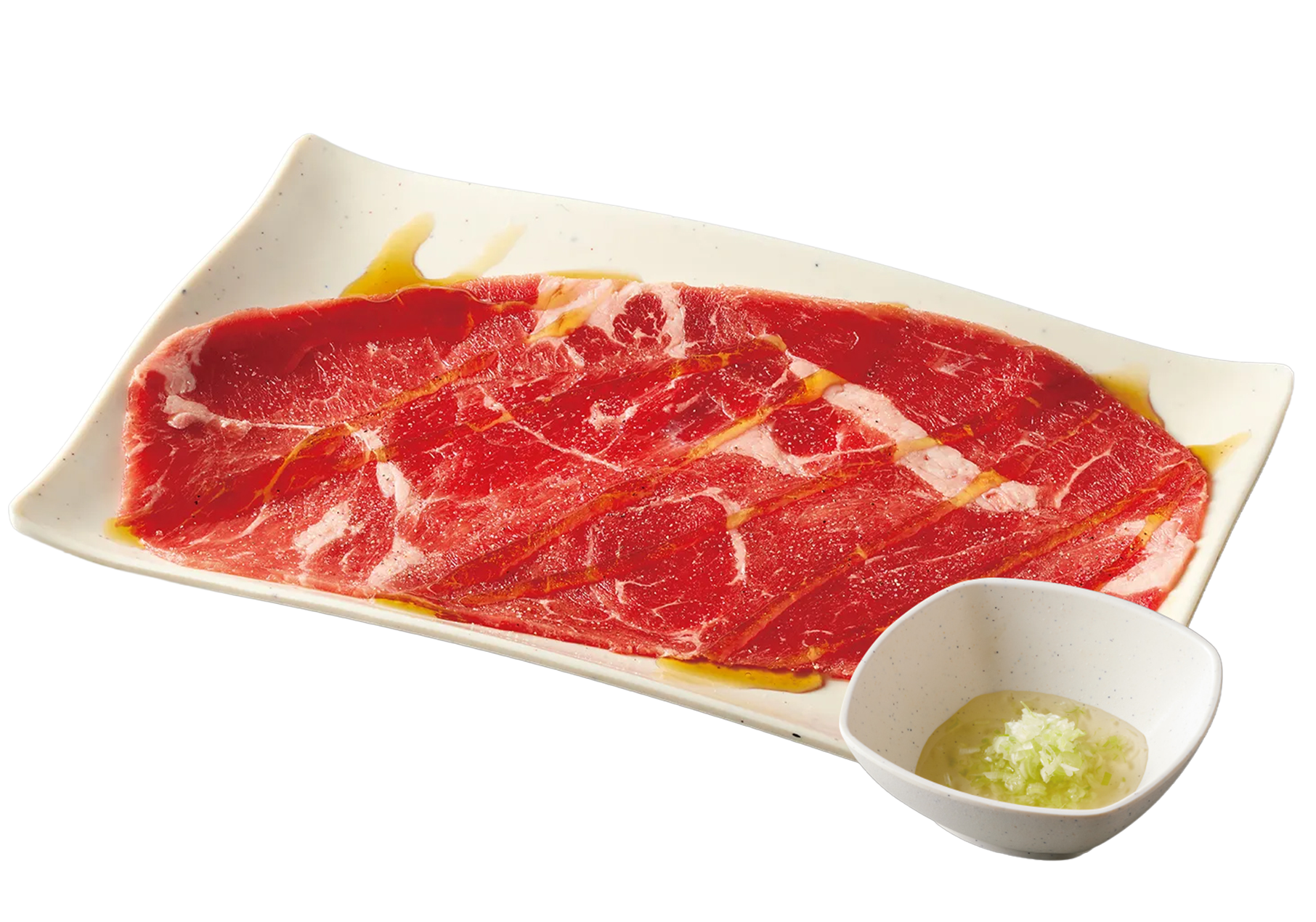 【名物】ドでか!!ロース ねぎ塩ポン酢