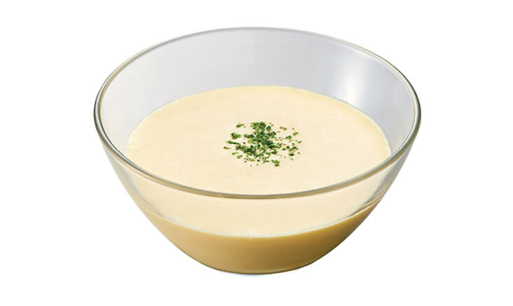 冷たいとうもろこしのスープ